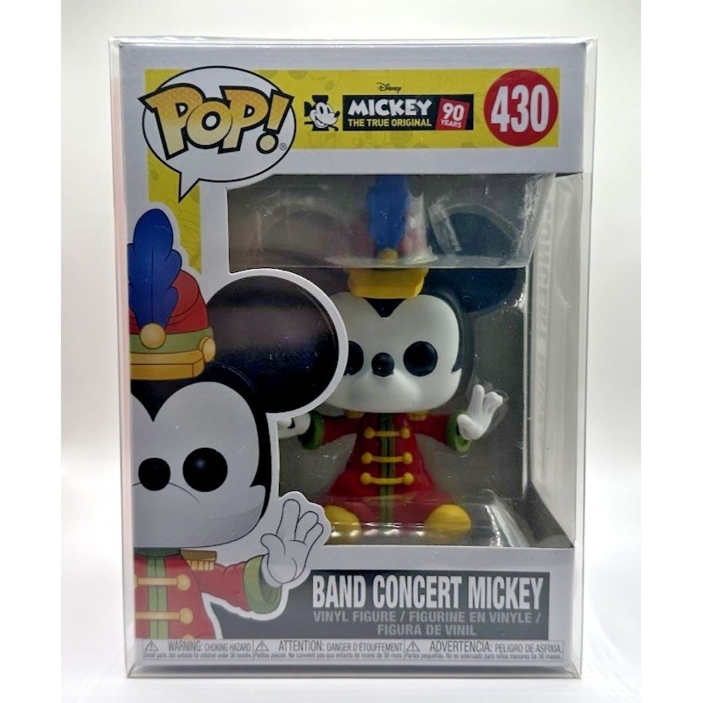 Band Concert Mickey Disney 90 Years True Original Funko Pop! #430 in Protector